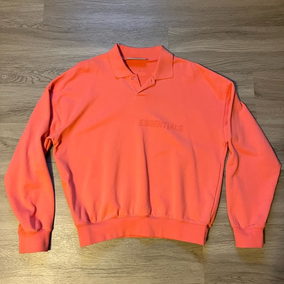 ESSENTIALS ‘CORAL’ Collared Shirt - Picture 1 of 5